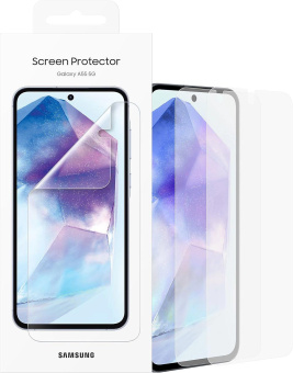 Защитная пленка для экрана Samsung прозрачный для Samsung Galaxy A55 прозрачная 2шт. (EF-UA556CTEGRU) от магазина РЭССИ