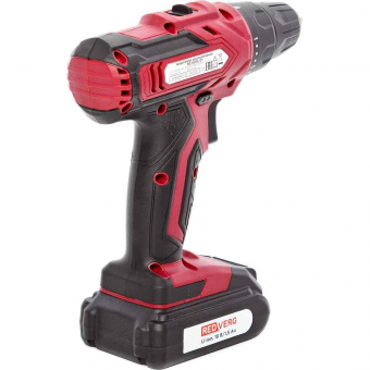 Шуруповерт RedVerg RD-SD18L/2Y аккум. патрон:быстрозажимной (кейс в комплекте) от магазина РЭССИ