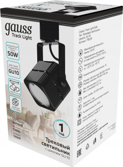 Светильник Gauss TR009 черный от магазина РЭССИ