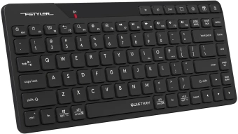 Клавиатура A4Tech Fstyler FBK26C AS черный USB беспроводная BT/Radio slim Multimedia (FBK26C AS) от магазина РЭССИ