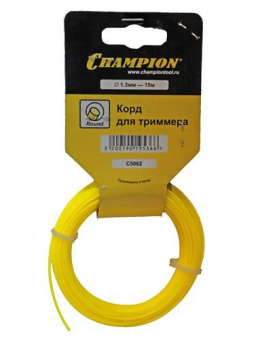 Леска для садовых триммеров Champion C5062 d=1.3мм L=15м от магазина РЭССИ