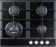 Газовая варочная поверхность Darina 1T3 C 308 B стекло черное от магазина РЭССИ
