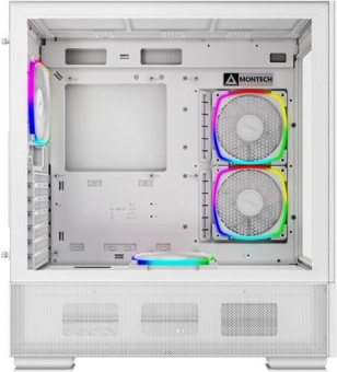 Корпус Montech Sky Two белый без БП ATX 3x140mm 2xUSB3.0 audio bott PSU от магазина РЭССИ