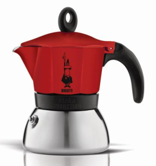 Кофеварка Bialetti Moka Induction 0.27л нерж.сталь красный (6946) от магазина РЭССИ