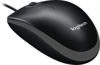 Мышь Logitech B100 for business черный оптическая (1000dpi) USB (2but) от магазина РЭССИ