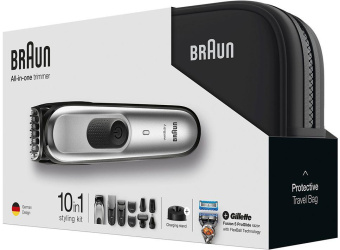 Триммер Braun MGK7920TS черный (насадок в компл:8шт) от магазина РЭССИ