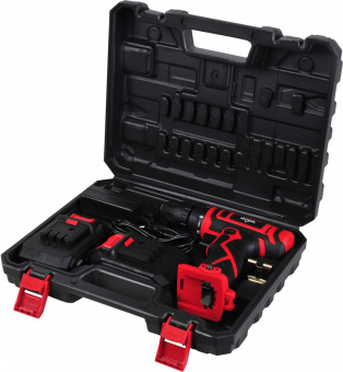 Дрель-шуруповерт Elitech ДА 202СЛ аккум. патрон:быстрозажимной (кейс в комплекте) (E2201.017.01) от магазина РЭССИ