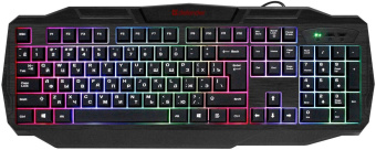 Клавиатура Defender Ultra HB-330L черный USB LED (подставка для запястий) от магазина РЭССИ