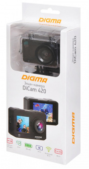Экшн-камера Digma DiCam 420 черный от магазина РЭССИ
