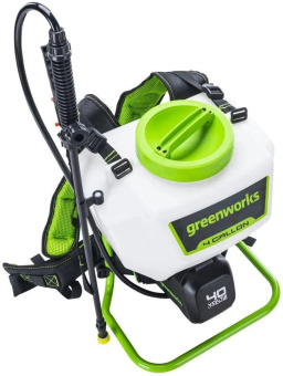Опрыскиватель Greenworks G40BPS аккум. ранц. 15л белый/зеленый (5300007UA) от магазина РЭССИ