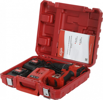 Дрель-шуруповерт Elitech ДА 18БЛ2 аккум. патрон:быстрозажимной (кейс в комплекте) (E2201.011.01) от магазина РЭССИ