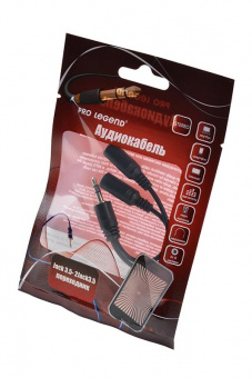 Переходник Pro Legend PL1066 Jack 3,5 (3 pin) вилка - 2 Jack 3,5 (3 pin) розетка, 0.15м BL1 от магазина РЭССИ