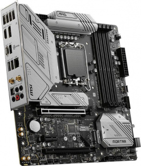 Материнская плата MSI MAG B760M MORTAR WIFI DDR4 Soc-1700 Intel B760 4xDDR4 mATX AC`97 8ch(7.1) 2.5Gg+HDMI+DP от магазина РЭССИ