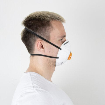 Респиратор с клапаном Jeta Safety  FFP2 NR D чашеобразный 10 шт JM-8622 от магазина РЭССИ