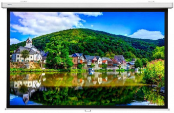 Экран Lumien 152x203см Master Picture LMP-100103CSR 4:3 настенно-потолочный рулонный белый от магазина РЭССИ