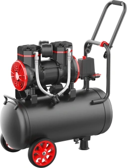 Компрессор поршневой Elitech ACF 300-24S безмасляный 300л/мин 24л 1500Вт черный/красный от магазина РЭССИ