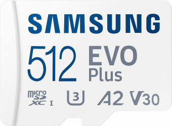 Флеш карта microSDXC 512Gb Class10 Samsung MB-MC512KA EVO PLUS + adapter от магазина РЭССИ