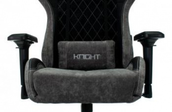 Кресло игровое Zombie VIKING 7 KNIGHT Fabric черный текстиль/эко.кожа с подголов. крестов. металл от магазина РЭССИ