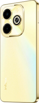 Смартфон Infinix X6528B Hot 40i 256Gb 8Gb золотой моноблок 3G 4G 2Sim 6.56" 720x1612 Android 13 50Mpix 802.11 a/b/g/n/ac NFC GPS GSM900/1800 GSM1900 TouchSc Protect FM A-GPS Micro SD max2048Gb от магазина РЭССИ