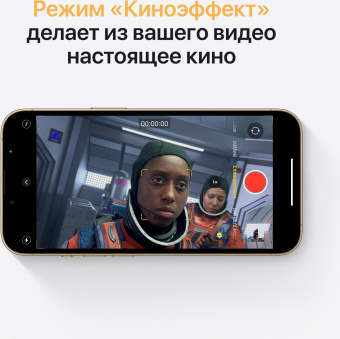 Смартфон Apple A2484 iPhone 13 Pro Max 128Gb 6Gb золотой моноблок 3G 4G 1Sim 6.7" 1284x2778 iOS 15 12Mpix 802.11 a/b/g/n/ac/ax NFC GPS GSM900/1800 GSM1900 TouchSc Protect от магазина РЭССИ