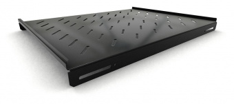 Полка стационарная Hyperline TSH3L-650-RAL9004 1U нагр.:20кг. 19" 650мм черный (упак.:1шт) от магазина РЭССИ