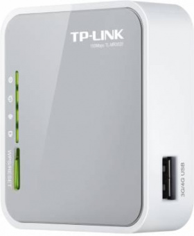 TP-Link TL-MR3020 150Mbps Portable 3G Wireless N Router, Compatible with UMTS/HSPA/EVDO USB modem, 3G/WAN failover,  support Russian L2TP/PPTP/PPPoE, 3G/WISP/AP mode, 2.4GHz, 802.11n/g/b, Powered by power adapter or USB host, Internal antenna, size: от магазина РЭССИ