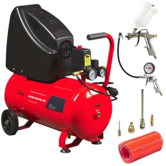 Компрессор FUBAG HOUSE MASTER KIT + 5 OL 195/24 + 5 предметов 646029 от магазина РЭССИ