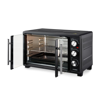 Мини-печь Hyundai MIO-HY083 30л. 1500Вт черный/хром от магазина РЭССИ