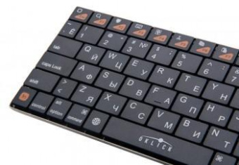 Клавиатура Оклик 840S черный USB беспроводная BT slim от магазина РЭССИ
