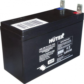 Батарея аккумуляторная Huter 64/1/54 12В 7Ач SLA от магазина РЭССИ