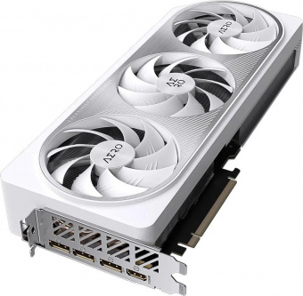 Видеокарта Gigabyte PCI-E 4.0 GV-N407TAERO OC-12GD NVIDIA GeForce RTX 4070TI 12288Mb 192 GDDR6X 2640/21000 HDMIx1 DPx3 HDCP Ret от магазина РЭССИ