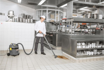 Строительный пылесос Karcher NT 22/1 Ap Te L 1300Вт (уборка: сухая/влажная) серый от магазина РЭССИ