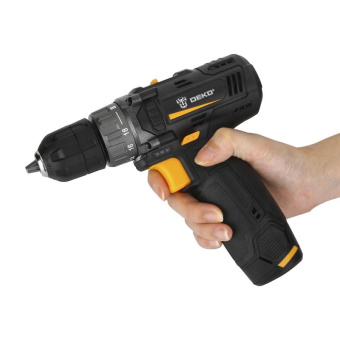 Дрель-шуруповерт Deko GCD12DU3 SET2 FU-Li-Ion аккум. патрон:быстрозажимной (063-4146) от магазина РЭССИ