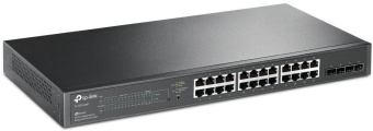 Коммутатор TP-Link SG2428P (L2+) 24x1Гбит/с 4SFP 24PoE+ 250W управляемый от магазина РЭССИ