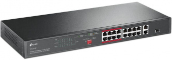 Коммутатор TP-Link TL-SL1218P 16x100Mb 1G 16PoE+ 150W неуправляемый от магазина РЭССИ
