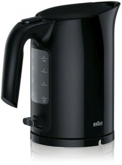Чайник электрический Braun WK3000BK 1л. 2200Вт черный (корпус: пластик) от магазина РЭССИ