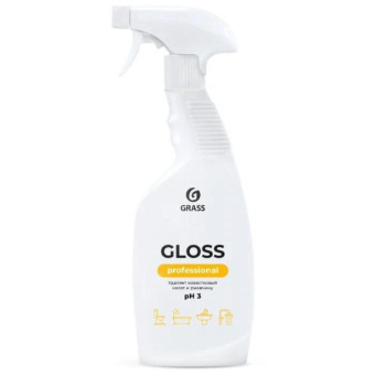 Моющее чистящее средство для ванной и туалета сантехники GRASS Gloss Professional универсальное 600 мл 125533 от магазина РЭССИ