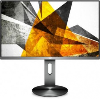 Монитор AOC 27" Professional U2790PQU(00/01) черный IPS LED 16:9 HDMI M/M матовая HAS Pivot 1000:1 350cd 3840x2160 DisplayPort Ultra HD USB 6.5кг от магазина РЭССИ