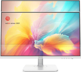 Монитор MSI 23.8" Modern MD2412PW белый IPS LED 1ms 16:9 HDMI M/M матовая HAS Piv 300cd 178гр/178гр 1920x1080 100Hz FreeSync FHD USB 4.65кг от магазина РЭССИ