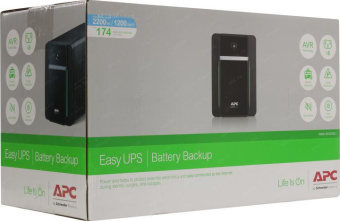 Источник бесперебойного питания APC Easy-UPS BVX2200LI 1200Вт 2200ВА черный от магазина РЭССИ