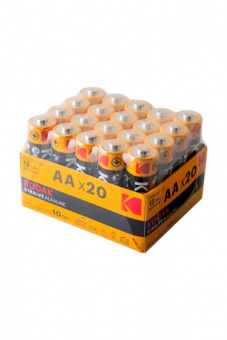 Элемент питания Kodak XTRALIFE ALKALINE LR6 в упаковке 20 шт от магазина РЭССИ