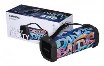 Колонка порт. Hyundai H-PAC460 черный 9W 1.0 BT/3.5Jack/USB 10м 1500mAh от магазина РЭССИ