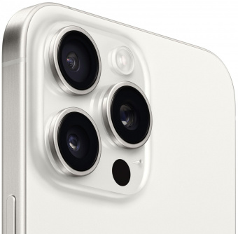 Смартфон Apple A3108 iPhone 15 Pro Max 256Gb белый титан моноблок 3G 4G 2Sim 6.7" 1290x2796 iOS 17 48Mpix 802.11 a/b/g/n/ac/ax NFC GPS Protect от магазина РЭССИ