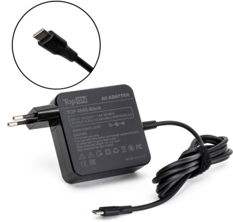 Блок питания TopON TOP-MI65 автоматический 65W 5V-20.3V 3.25A от бытовой электросети от магазина РЭССИ
