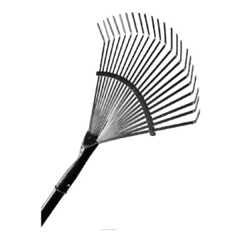 Грабли веерные 22 зуба сталь металлический черенок Вихрь 73/7/1/11 от магазина РЭССИ