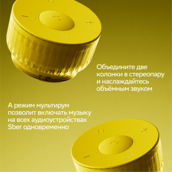 Умная колонка Sber Boom Mini 2 SBDV-00250G Салют серый 5W Mono BT/Wi-Fi от магазина РЭССИ