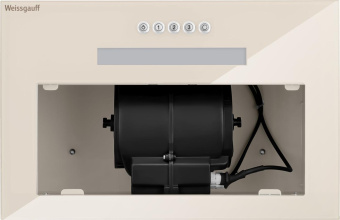 Вытяжка встраиваемая Weissgauff Aura 450 бежевый управление: кнопочное (1 мотор) от магазина РЭССИ