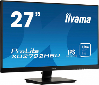 Монитор Iiyama 27" ProLite XU2792HSU-B1 черный IPS LED 4ms 16:9 HDMI M/M матовая 1000:1 250cd 178гр/178гр 1920x1080 75Hz VGA DP FHD USB 5.1кг от магазина РЭССИ