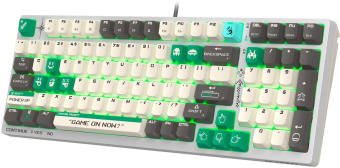 Клавиатура A4Tech Bloody S98 Pixels Green механическая белый/бежевый USB for gamer LED (S98) от магазина РЭССИ
