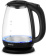 Чайник электрический Vitek VT-7074 1.7л. 2200Вт прозрачный/черный корпус: стекло/пластик от магазина РЭССИ
